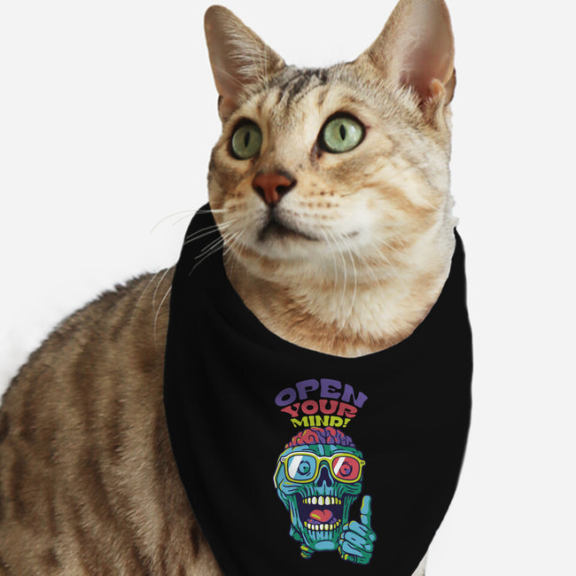 Just Be Open Minded-Cat-Bandana-Pet Collar-tobefonseca