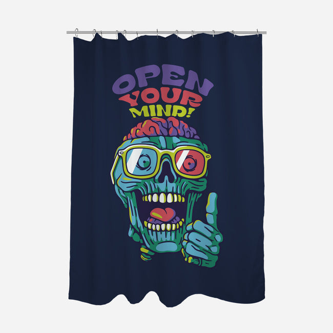 Just Be Open Minded-None-Polyester-Shower Curtain-tobefonseca