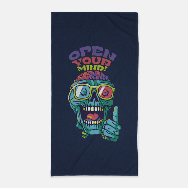 Just Be Open Minded-None-Beach-Towel-tobefonseca