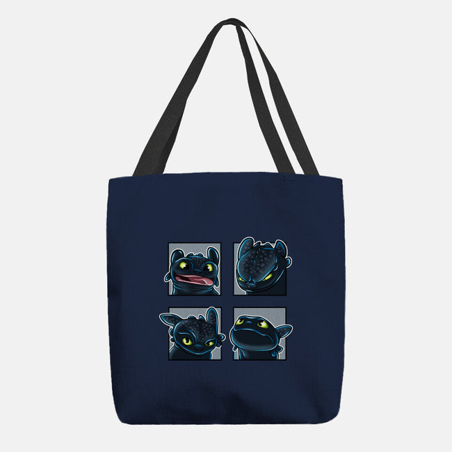 Dragon Emotions-None-Basic Tote-Bag-nickzzarto