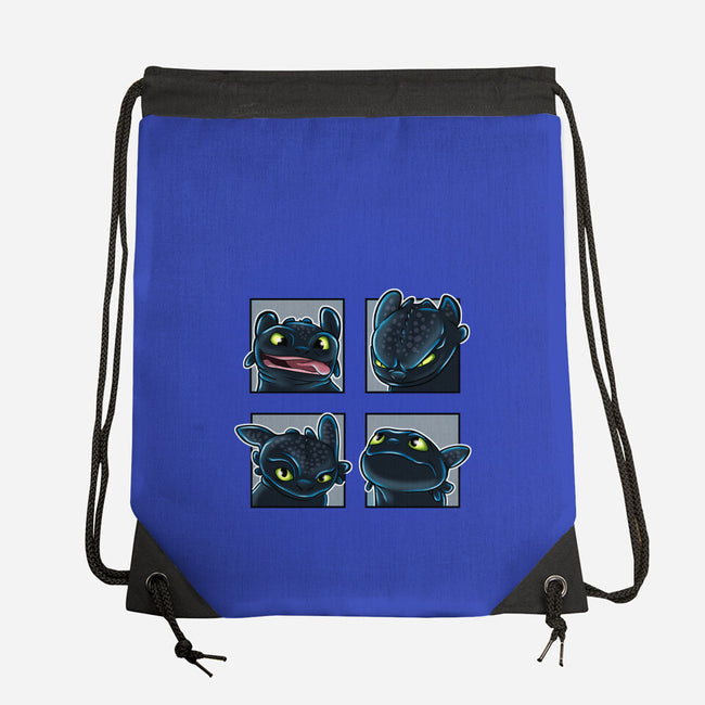 Dragon Emotions-None-Drawstring-Bag-nickzzarto