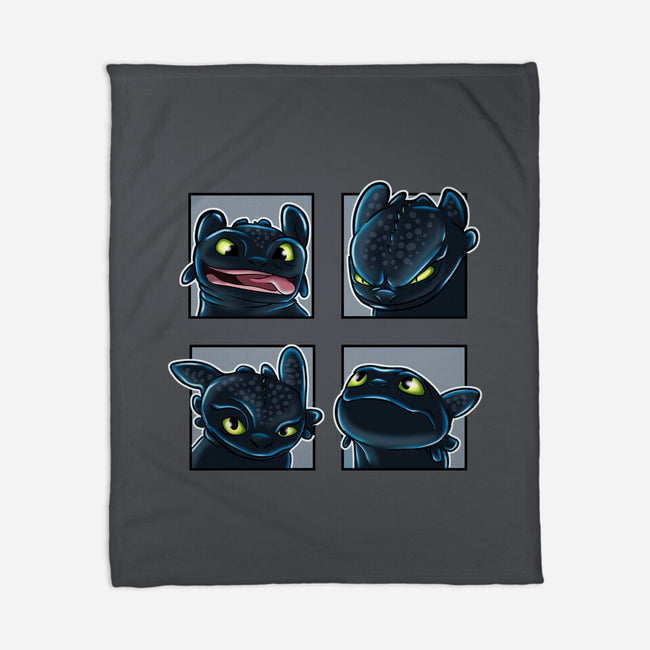 Dragon Emotions-None-Fleece-Blanket-nickzzarto