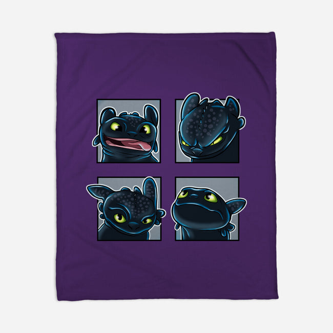 Dragon Emotions-None-Fleece-Blanket-nickzzarto