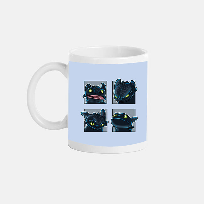 Dragon Emotions-None-Mug-Drinkware-nickzzarto