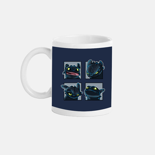 Dragon Emotions-None-Mug-Drinkware-nickzzarto