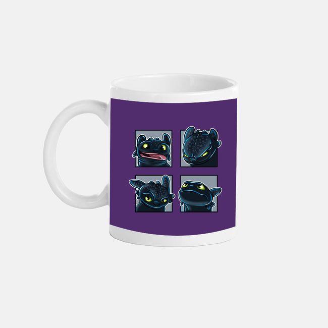 Dragon Emotions-None-Mug-Drinkware-nickzzarto