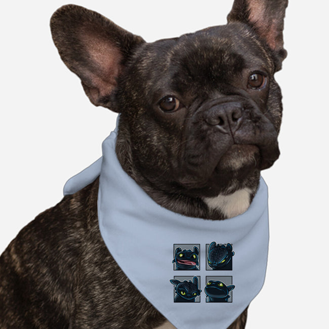 Dragon Emotions-Dog-Bandana-Pet Collar-nickzzarto