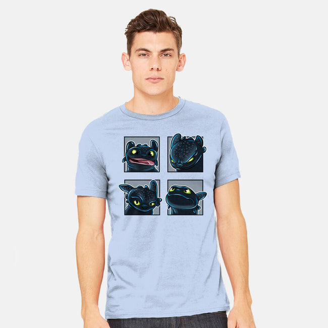 Dragon Emotions-Mens-Heavyweight-Tee-nickzzarto