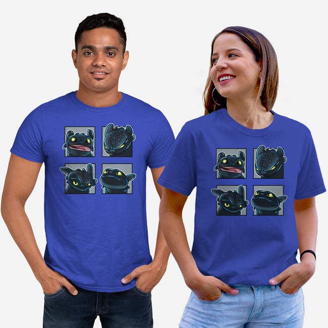 Dragon Emotions-Unisex-Basic-Tee-nickzzarto