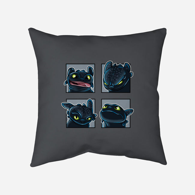 Dragon Emotions-None-Non-Removable Cover w Insert-Throw Pillow-nickzzarto