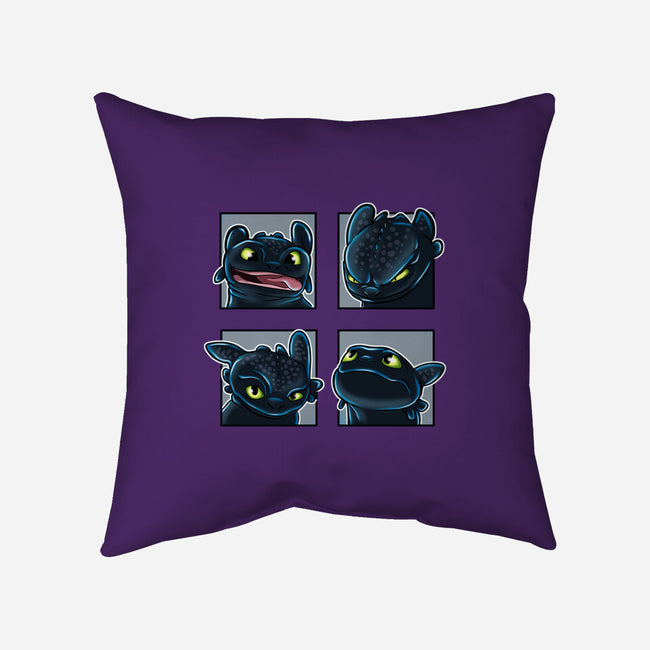 Dragon Emotions-None-Non-Removable Cover w Insert-Throw Pillow-nickzzarto