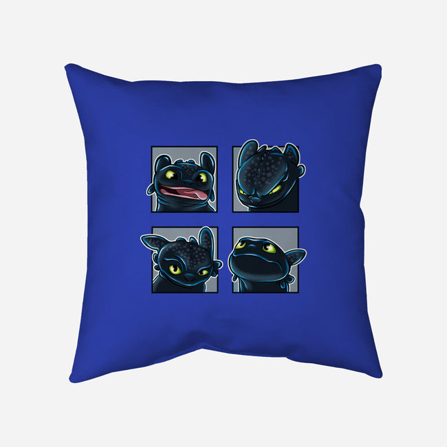 Dragon Emotions-None-Non-Removable Cover w Insert-Throw Pillow-nickzzarto