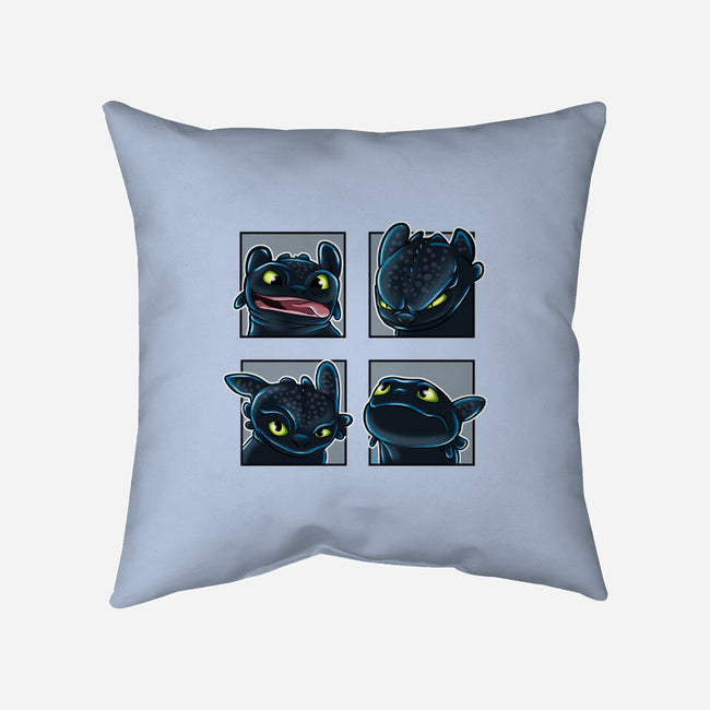 Dragon Emotions-None-Removable Cover-Throw Pillow-nickzzarto