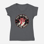 Put Me Down-Womens-V-Neck-Tee-tobefonseca