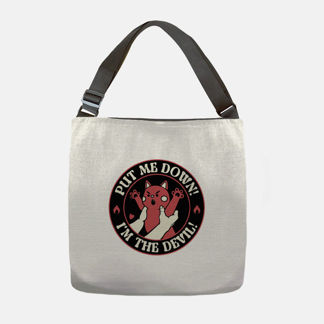 Put Me Down-None-Adjustable Tote-Bag-tobefonseca