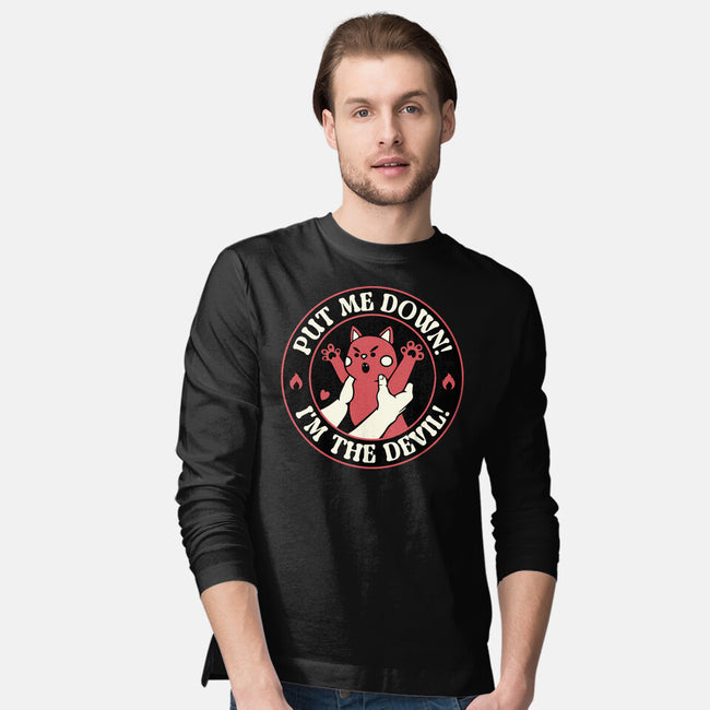 Put Me Down-Mens-Long Sleeved-Tee-tobefonseca