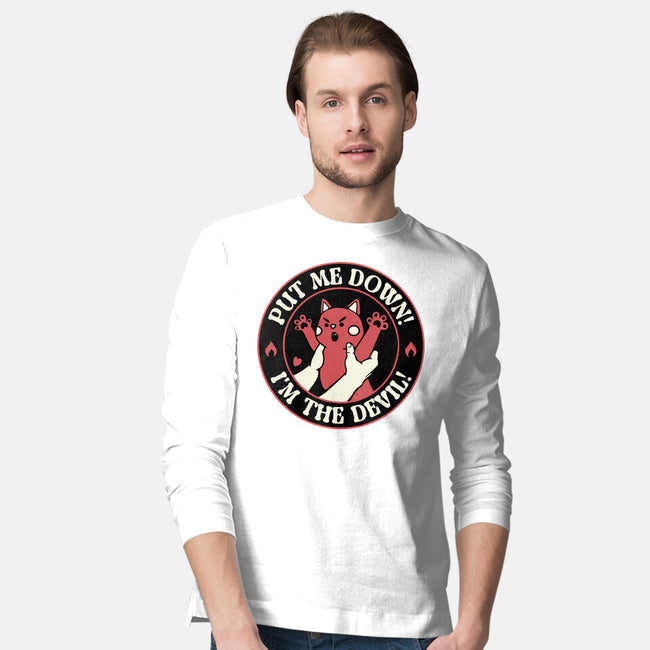 Put Me Down-Mens-Long Sleeved-Tee-tobefonseca