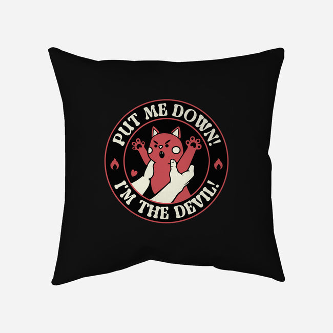 Put Me Down-None-Non-Removable Cover w Insert-Throw Pillow-tobefonseca