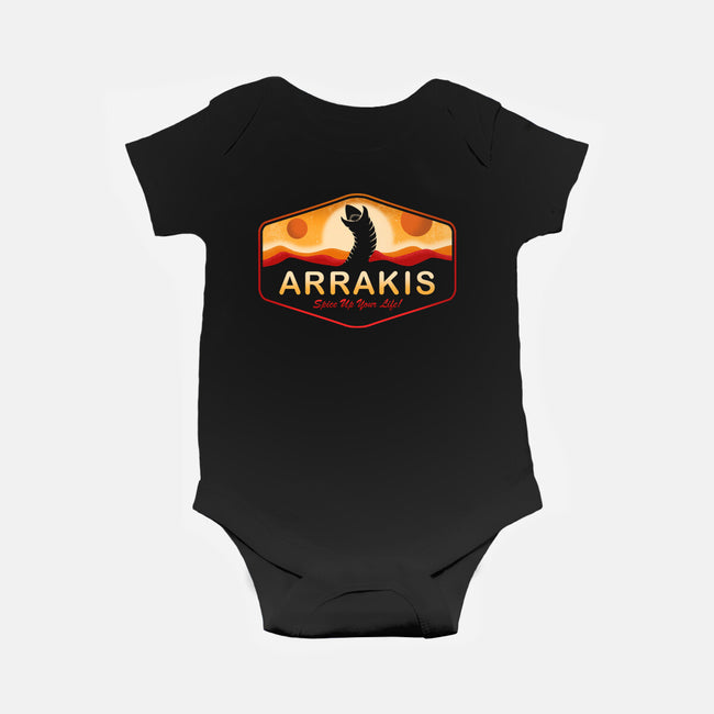 Visit Arrakis-Baby-Basic-Onesie-Paul Simic