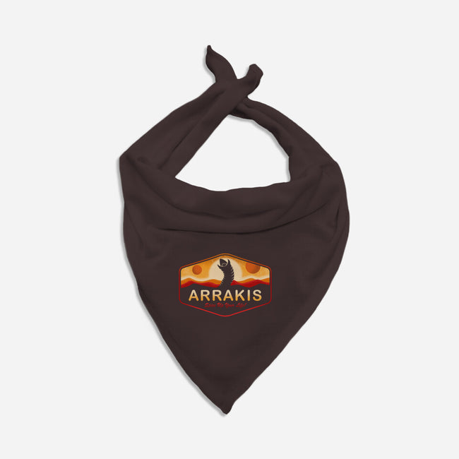Visit Arrakis-Dog-Bandana-Pet Collar-Paul Simic