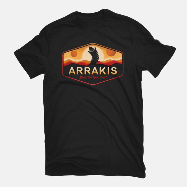 Visit Arrakis-Mens-Basic-Tee-Paul Simic