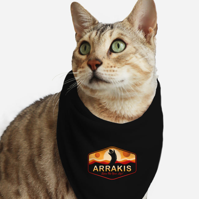 Visit Arrakis-Cat-Bandana-Pet Collar-Paul Simic