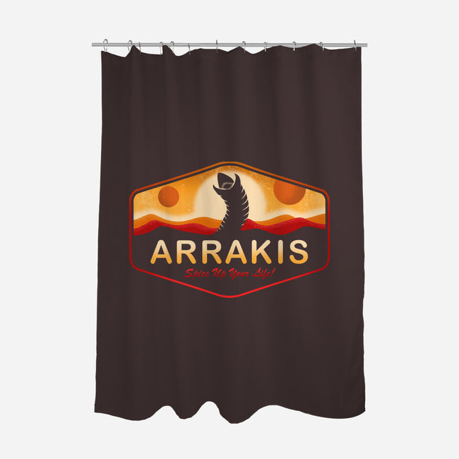 Visit Arrakis-None-Polyester-Shower Curtain-Paul Simic