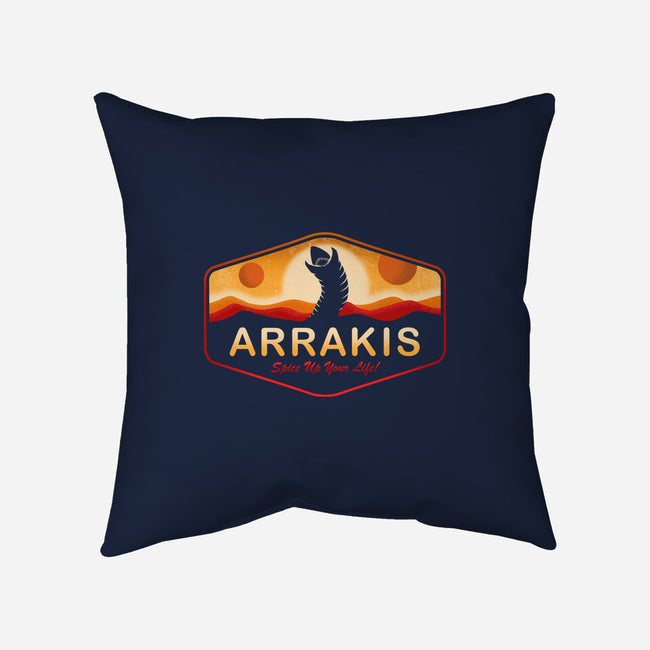 Visit Arrakis-None-Removable Cover w Insert-Throw Pillow-Paul Simic