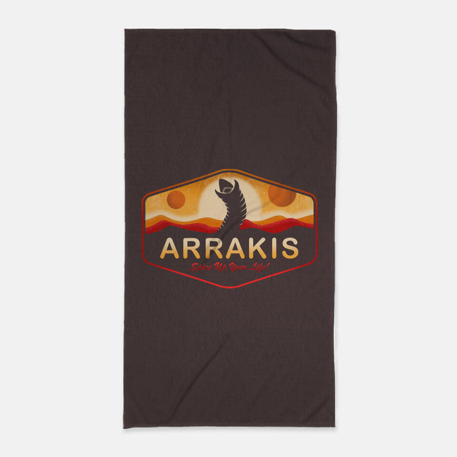 Visit Arrakis-None-Beach-Towel-Paul Simic