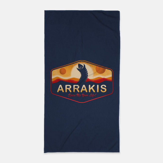 Visit Arrakis-None-Beach-Towel-Paul Simic