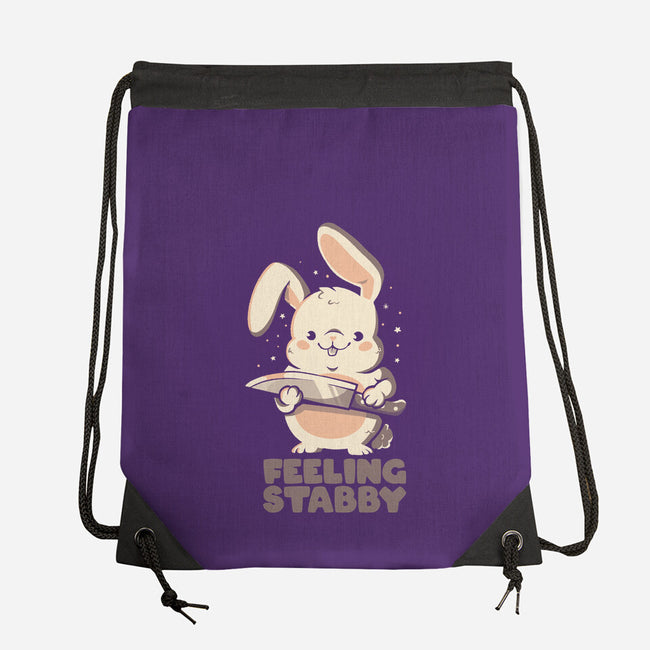 Feeling Stabby-None-Drawstring-Bag-eduely