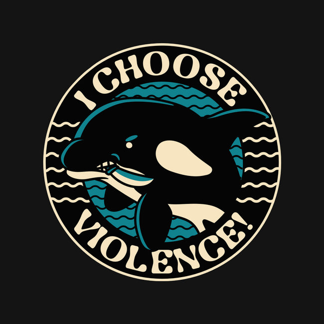 Orca I Choose Violence Seal-None-Polyester-Shower Curtain-tobefonseca