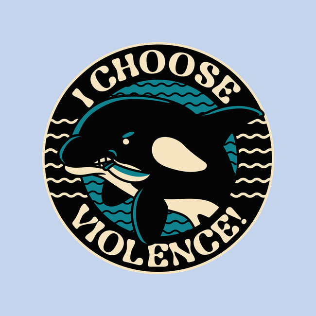 Orca I Choose Violence Seal-None-Removable Cover w Insert-Throw Pillow-tobefonseca