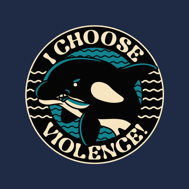 Orca I Choose Violence Seal-Cat-Bandana-Pet Collar-tobefonseca