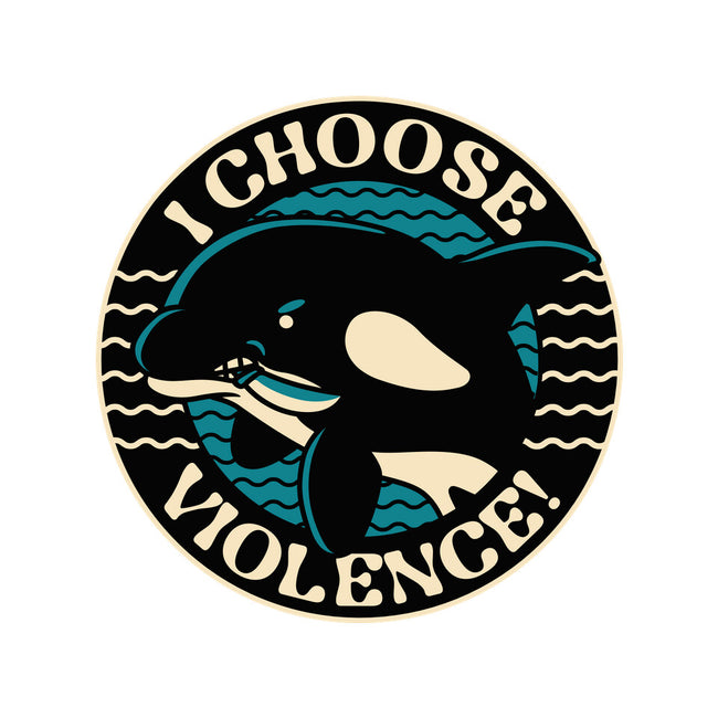 Orca I Choose Violence Seal-Youth-Crew Neck-Sweatshirt-tobefonseca