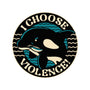 Orca I Choose Violence Seal-Unisex-Pullover-Sweatshirt-tobefonseca