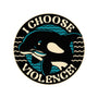Orca I Choose Violence Seal-Unisex-Baseball-Tee-tobefonseca