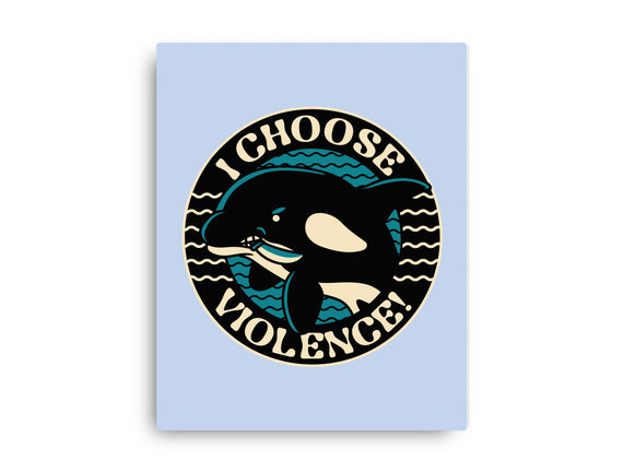 Orca I Choose Violence Seal