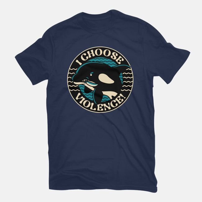 Orca I Choose Violence Seal-Mens-Premium-Tee-tobefonseca