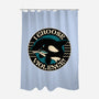 Orca I Choose Violence Seal-None-Polyester-Shower Curtain-tobefonseca