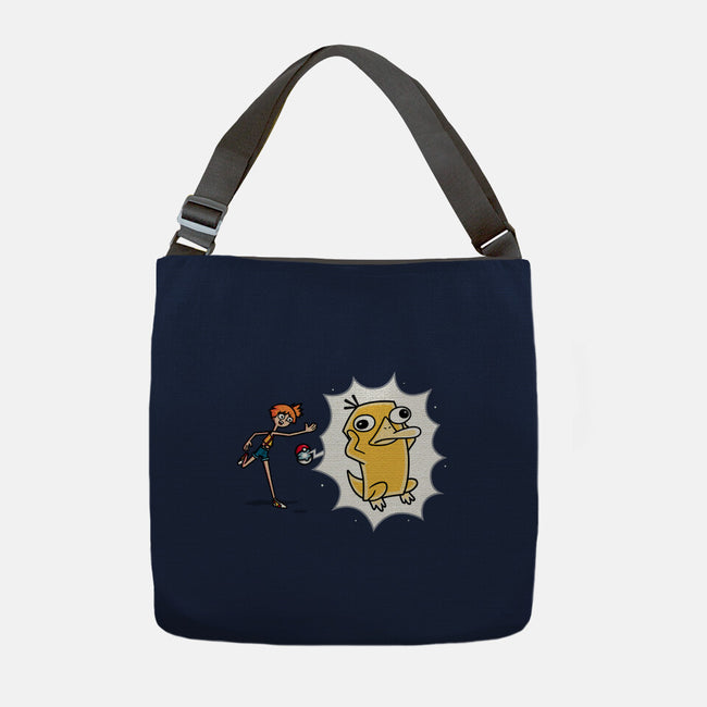 Psyplatypus-None-Adjustable Tote-Bag-Raffiti