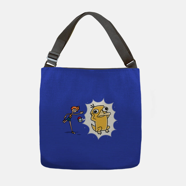 Psyplatypus-None-Adjustable Tote-Bag-Raffiti