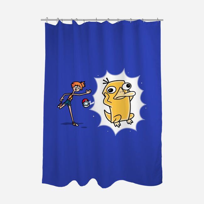 Psyplatypus-None-Polyester-Shower Curtain-Raffiti