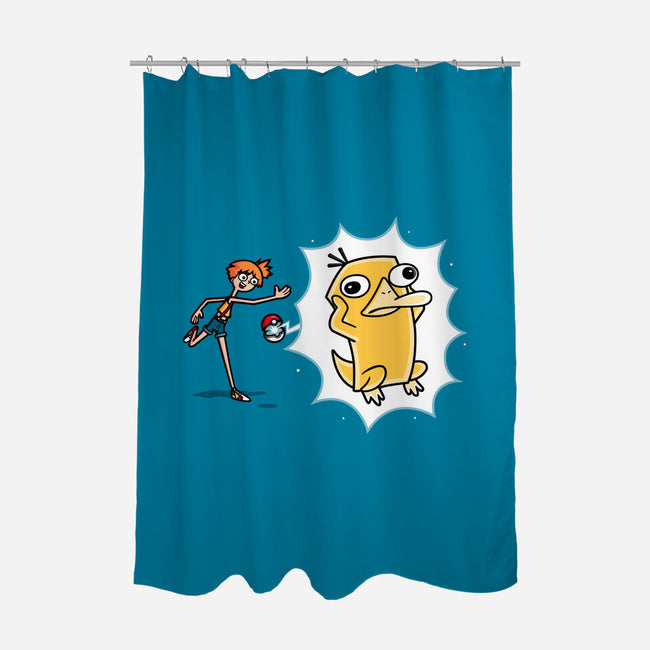 Psyplatypus-None-Polyester-Shower Curtain-Raffiti