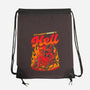 Summer Pinup Devil-None-Drawstring-Bag-Studio Mootant