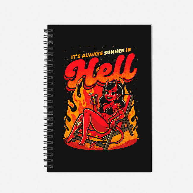 Summer Pinup Devil-None-Dot Grid-Notebook-Studio Mootant