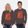 Summer Pinup Devil-Unisex-Crew Neck-Sweatshirt-Studio Mootant