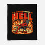 Summer In Hell-None-Fleece-Blanket-Studio Mootant