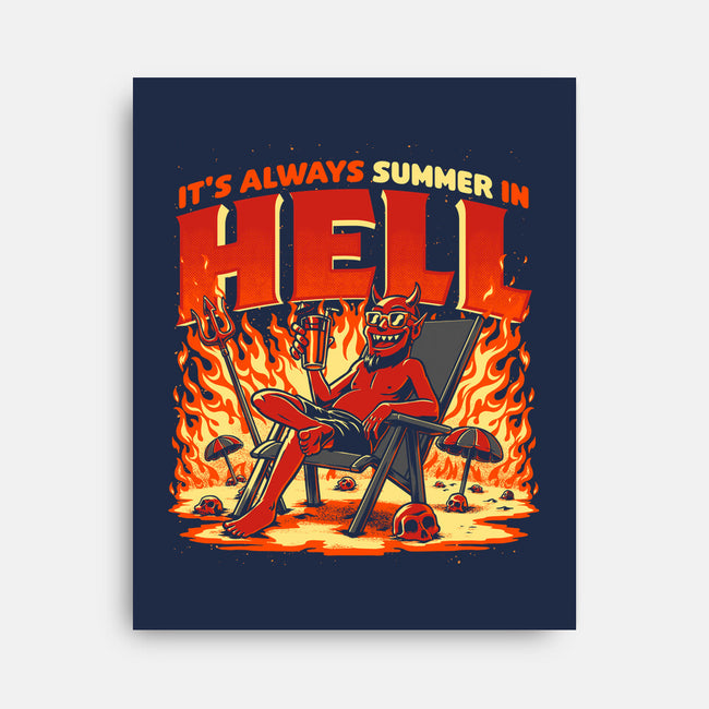 Summer In Hell-None-Stretched-Canvas-Studio Mootant