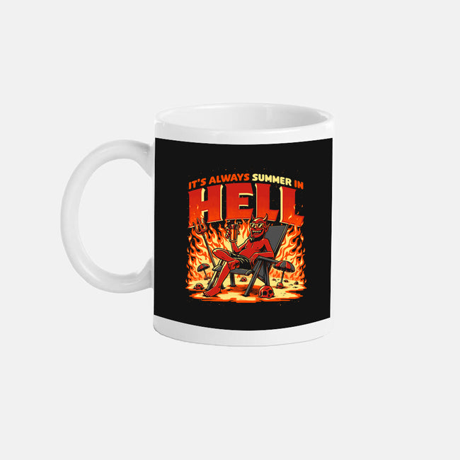 Summer In Hell-None-Mug-Drinkware-Studio Mootant